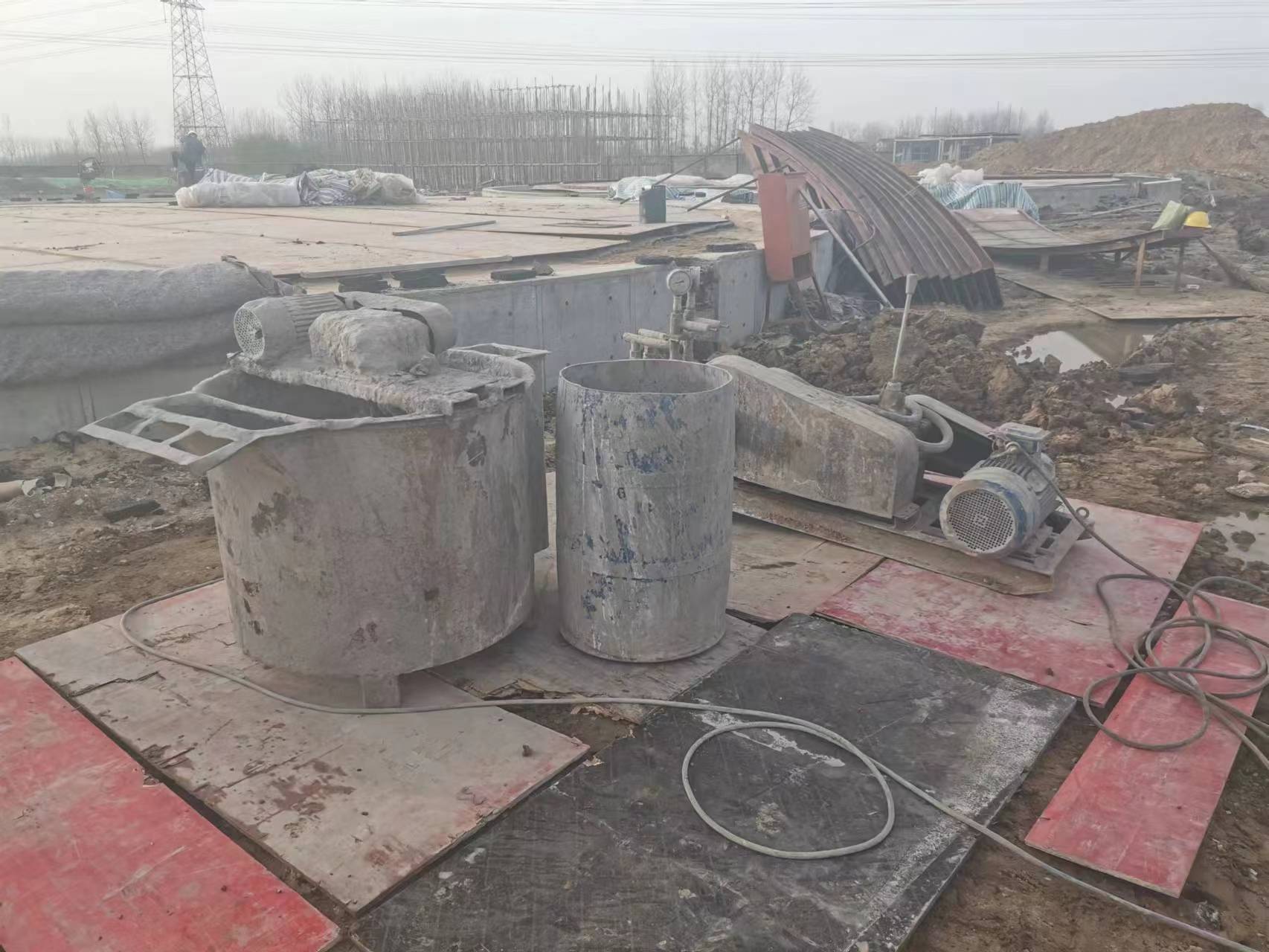 阜龙乡回填土注浆